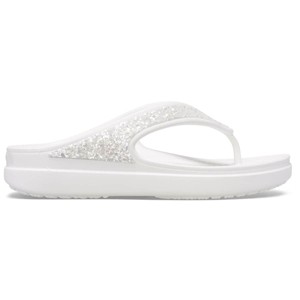 Crocs Women's Sloane Glitter Flip Flops Wedge Sandals - 1 of 4