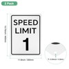 Unique Bargains Aluminum Weather Resistant Waterproof Rust Free Traffic Sign 2 Pcs - 2 of 4