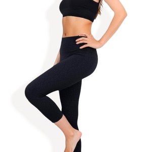 Anna-Kaci Active Women's 7/8 Length Seamless Yoga Leggings with Stretchy Fit - 1 of 4