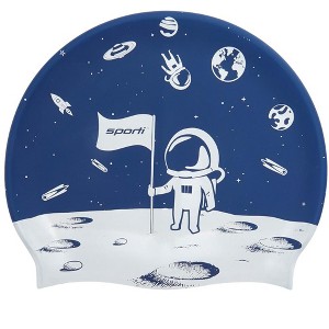 Sporti Moon Landing Silicone Swim Cap - 1 of 2