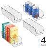 iDesign Narrow Pantry Bin for Kitchen Storage - Set of 4 - Clear - 2 of 4