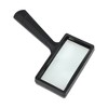 Unique Bargains Magnifier Square Lens Magnifier with Handle 10X Black 6.30"x4.13"x0.67" 1 Pc - 3 of 3