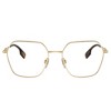 Burberry BE 1381 1109 Womens Irregular Eyeglasses Light Gold 54mm - 2 of 3