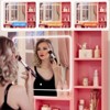 Jojoka Vanity Desk with LED Lighted Mirror, Charging Station & Storage Stool – Makeup Table with Drawers & Shelves - 4 of 4
