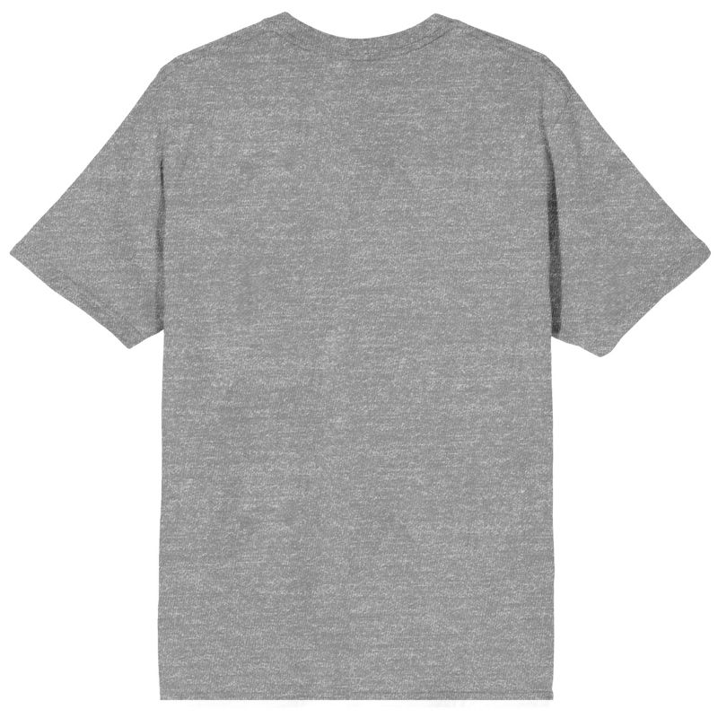 Heavy Sigh In Asterisks Men's Heather Gray Graphic Tee, 3 of 4