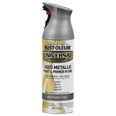Rust-Oleum 11oz Universal Aged Metallic Weathered Steel