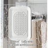 LunaLuLink One-click retractable shower rod: universal for all materials, arc design + thickened pad to prevent scratches. - 2 of 4