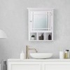 Teamson Home Neal Removable Medicine Cabinet with Mirrored Door, White - 2 of 4