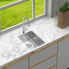 15 Inch Undermount Sink,15inx 17inx 9inUndermount Kitchen Sink 16 Gauge 9 Inch Deep Single Bowl Kitchen Sink Basin, Includes Drain Assembly - 3 of 4