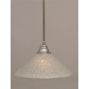 Toltec Lighting Any 1 - Light Pendant in  Chrome with 16" Italian Bubble Shade - 1 of 1