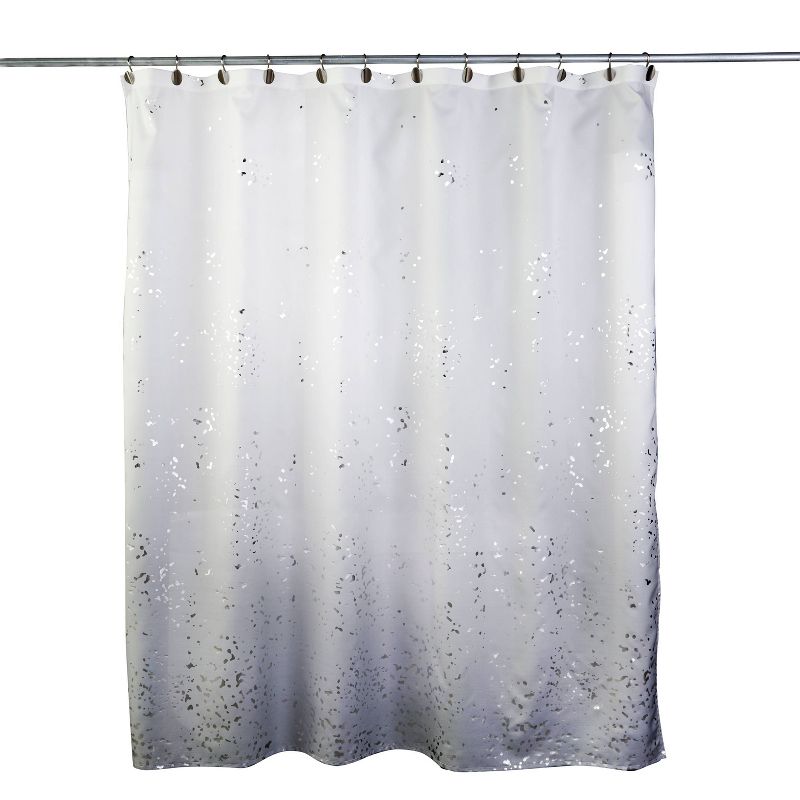 Splatter Shower Curtain Gray - SKL Home, 1 of 6
