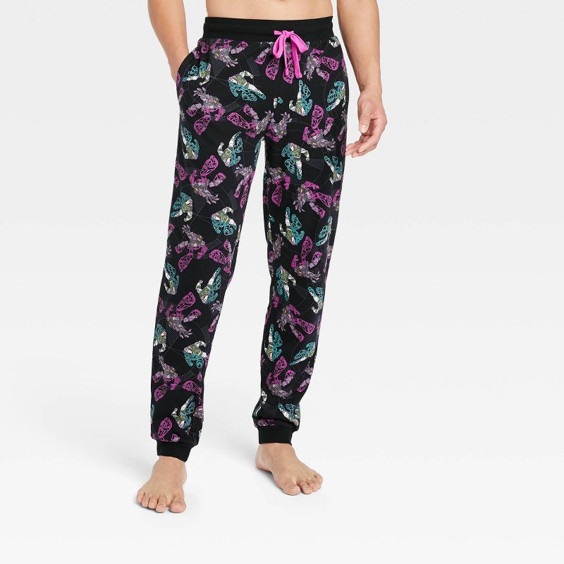 Men's Disney Lightyear Jogger Pajama Pants - Black, 1 of 3