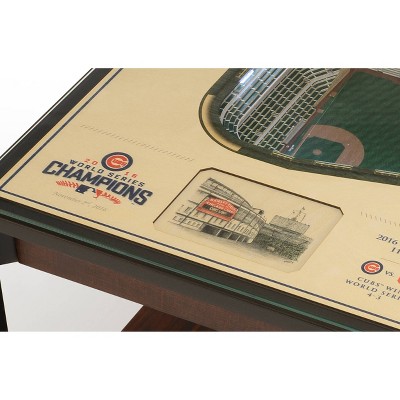Chicago Cubs World Series 3D Stadium Lighted End Table