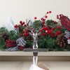 Northlight 8" Shiny Silver Deer Head Christmas Stocking Holder - 2 of 4