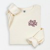 Simply Sage Market Embroidered Fall Babe Stars Lightweight Garment Dyed Sweatshirt - 2 of 4