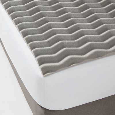 Vaunn Medical Egg Crate Mattress Topper, Fragrance-Free, Dye-Free,  Convoluted Foam for Pain Relief on Pressure Sores, Ventilated Therapeutic  Support