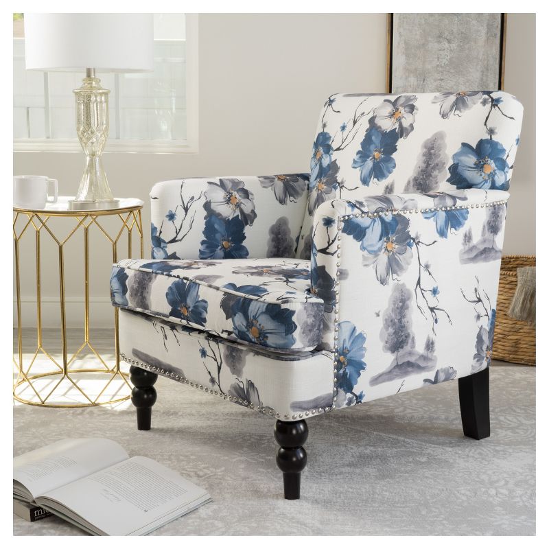 Boaz Upholstered Club Chair - Floral Print - Christopher Knight Home, 5 of 8