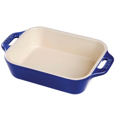 Staub Ceramic 10.5-inch X 7.5-inch Rectangular Baking Dish - White : Target