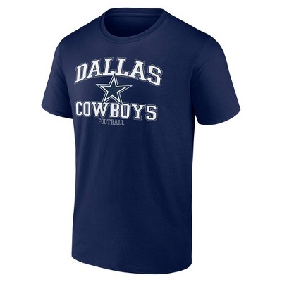 Nfl Dallas Cowboys Men's Big & Tall Long Sleeve Cotton Core T-shirt : Target