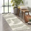 Area Rug Geometric Stripes Rug Modern Washable Living Room Rug Low Pile Non-Slip Throw Rugs for Bedroom Office - 2 of 4