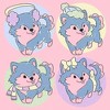 Girl's Lost Gods Cute Husky Puppies T-Shirt - 2 of 4