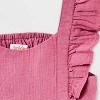 Toddler Girls' Adaptive Flutter Sleeve Woven Gauze Dress - Cat & Jack™ Pink Rose - 3 of 4