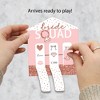Big Dot of Happiness Bride Squad - Rose Gold Bridal Shower or Bachelorette Party Game Pickle Cards - Pull Tabs 3-in-a-Row - Set of 12 - image 2 of 4