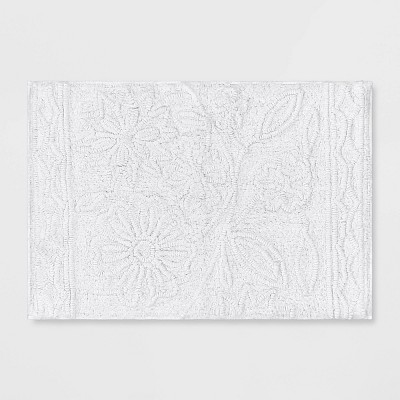 Small Cushion Bath Mat White - Room Essentials™ : Target