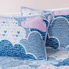 Gracie Mills Eowyn 6-Piece Cotton Reversible Daybed Bedding Set - Daybed - Blue - 3 of 4
