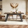 Tribesigns 71"Dining Table for 4-6, Heavy-Duty Furniture Legs, Multi-Functional Kitchen,Dining Room,Living Room Furniture, Black - 4 of 4