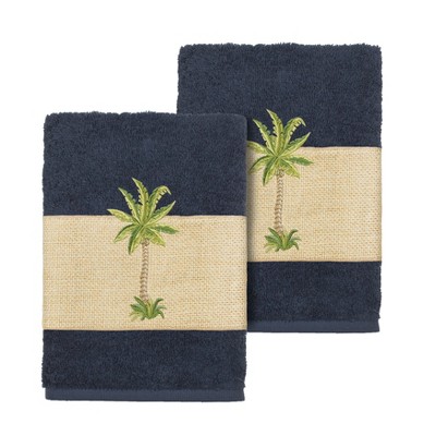 Linum Home Textiles 100% Turkish Cotton COLTON Embellished Towel Set