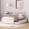 RISOKEYS Twin Size Bed Frames with Headboard,Platform Bed Frame with 2 Drawers and 10 Strong Wooden Slats,Wooden Bed Frame,for Girls,Boys and Teens - 4 of 4