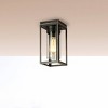 EGLO 1-Light Walker Hill Outdoor Flush Mount Oil Rubbed Bronze: Semi-Flush, UL Listed, Adjustable Head Tilt, Glass Shade, Steel Body - 4 of 4