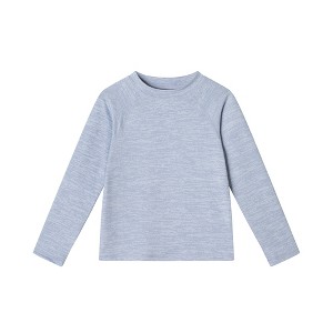 Andy & Evan  Toddler  Blue Heathered Rashguard - 1 of 2