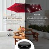 Best Choice Products 7.5ft Outdoor Solar Patio Umbrella for Deck, Pool w/ Tilt, Crank, LED Lights - 3 of 4