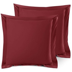 Nestl Soft Pillow Shams Set of 2, Double Brushed Microfiber Pillow Covers, Premium Pillow Shams With 1.5” Flange - 1 of 4
