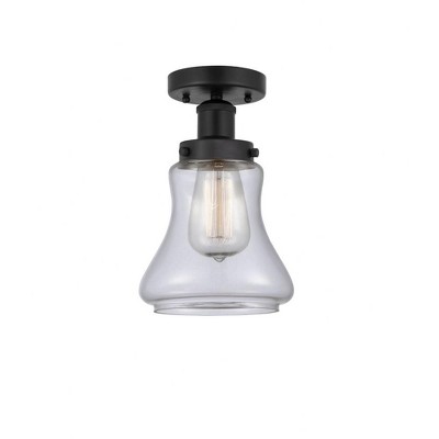 Bellmont - 1 Light Semi-Flush Mount In Industrial Style-8.25 Inches Tall and 6.5 Inches Wide