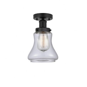 Bellmont - 1 Light Semi-Flush Mount In Industrial Style-8.25 Inches Tall and 6.5 Inches Wide - 1 of 1