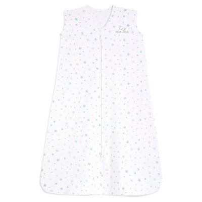 Image of HALO Innovations Sleepsack 100% Cotton Wearable Blanket - Twinkle Blue - L