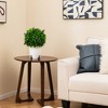 Tangkula 2 PCS Artificial Lavender Topiary Balls 12 Inch Faux Hanging Plant Balls w/ Flowers - 2 of 4