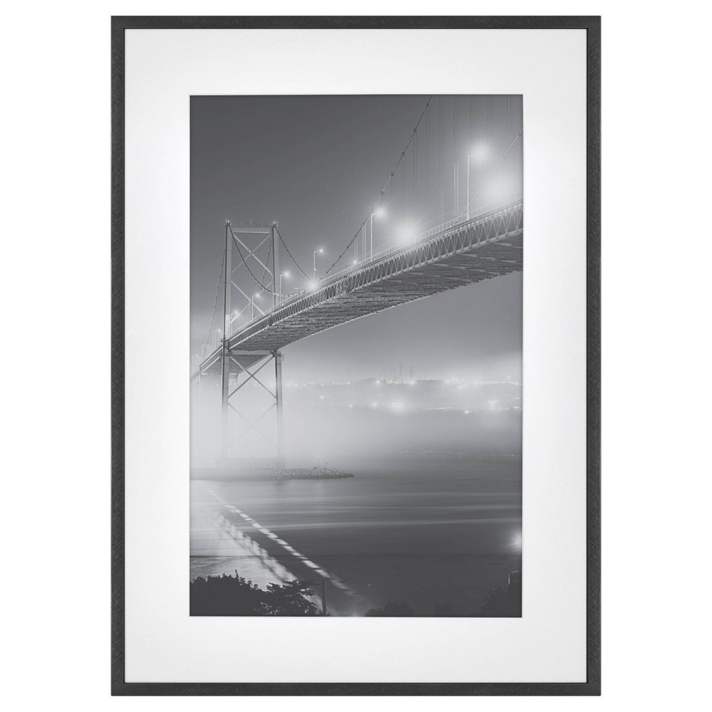 154 x 214 Matted to 11 x 17 Thin Metal Gallery Frame Black Project 62