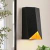 LNC Milorgany 1-Lights 4.3" Mid-Century Modern Geometrical Wall Lights, Black and Goldleaf - 2 of 4
