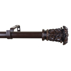 Urbanest 1-inch Diameter Chilton Adjustable Single Drapery Curtain Rod - 1 of 4