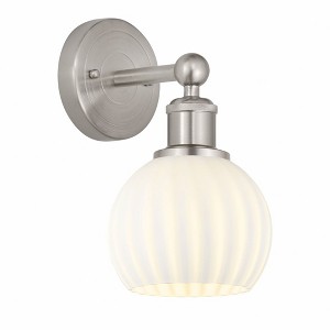 White Venetian - 1 Light Wall Sconce In Modern Style-10.25 Inches Tall and 6 Inches Wide - 1 of 1