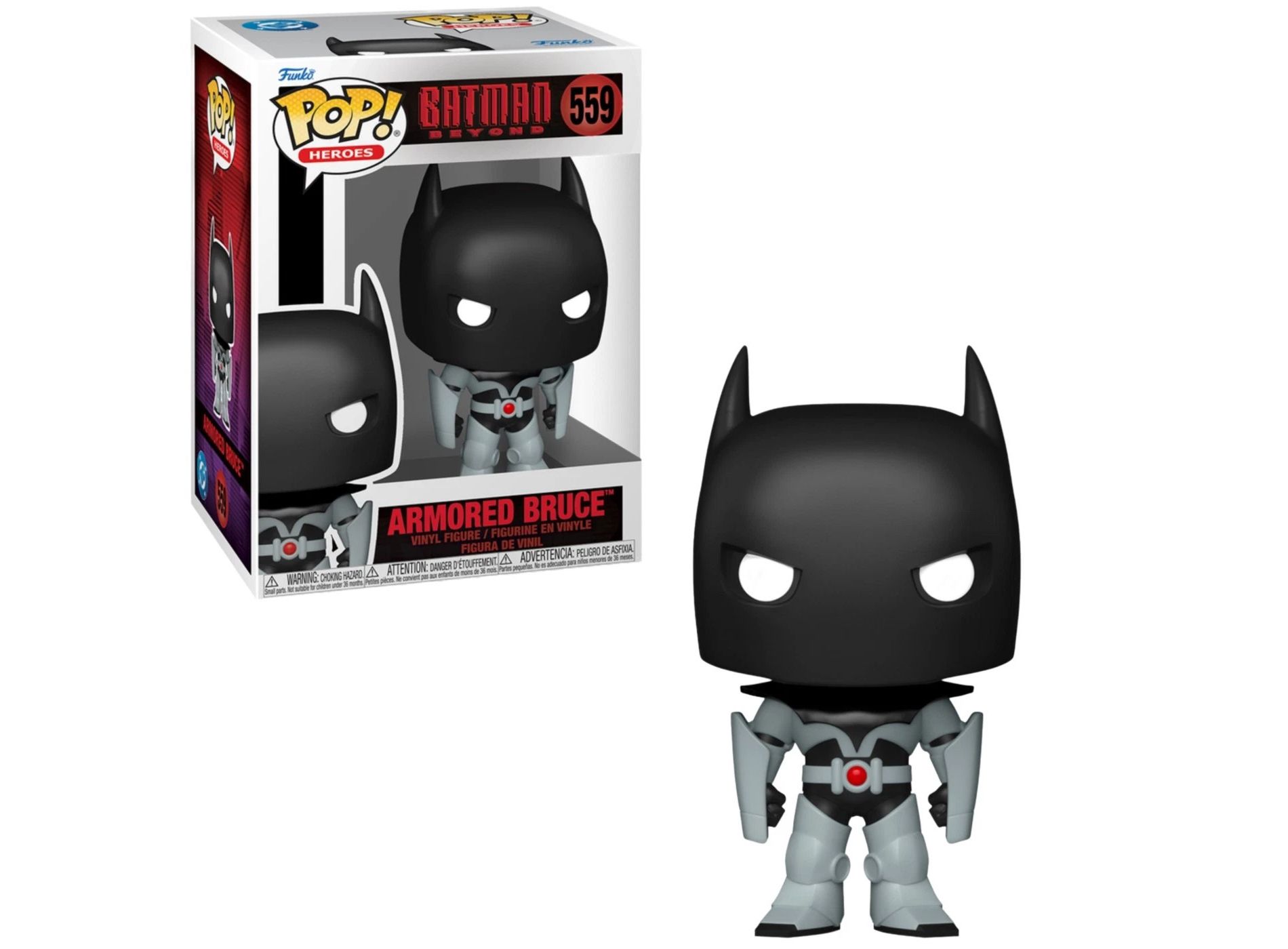 Funko Pop! Heroes: Batman Beyond - Armored Bruce Wayne - DC Comics - Vinyl Figure #559 #86403