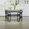 Modern Upholstered Chenille Fabric Loveseat 2 Seater Sofa Couch,Living Room,Office Sofa Couch Furniture,2 seater Bench-Cuddlewood - 3 of 4