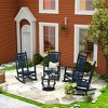 WestinTrends All-Weather Outdoor Patio Poly Classic Porch Rocking Chair (Set of 4) - 2 of 2