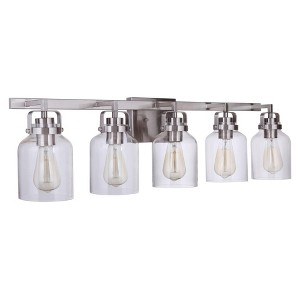 Craftmade Lighting Foxwood 5 - Light Vanity in  Brushed Polished Nickel - 1 of 2