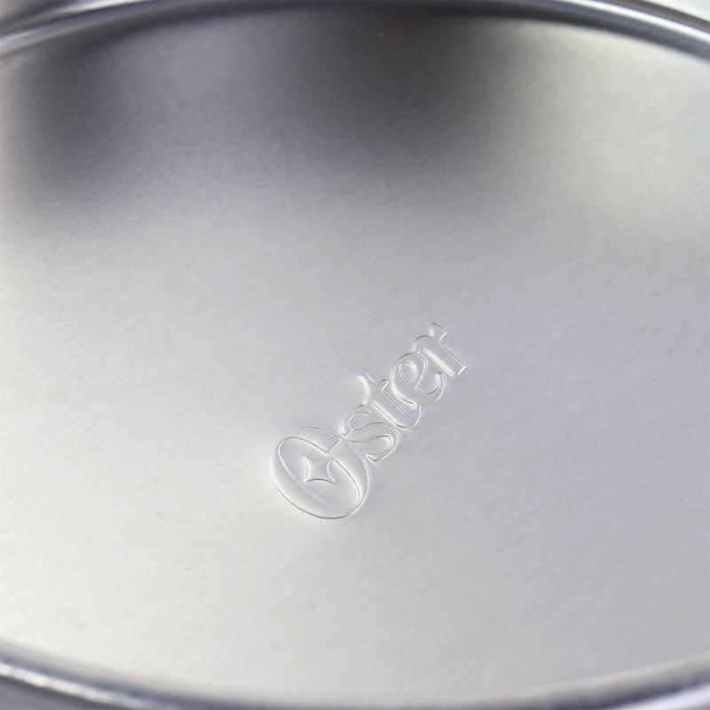 Oster Baker's Glee 9 Inch Aluminum Round Cake Pan in Silver, 3 of 7