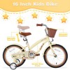 16 Inch Kids Bike for 2-7 Years Girls, Toddler Girls Bike with Training Wheels & Coaster Brake, Children Bicycles, Multiple Colors - 3 of 4